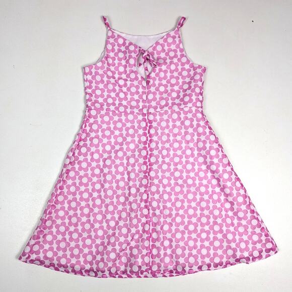 Florence Eiseman Dress Girls Sz 14 Pink Sheer Floral Sundress Boutique Strappy - Picture 2 of 8
